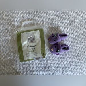 New in bag garnet hill halflinger 18 (6/12m) bird baby boiled wool slippers